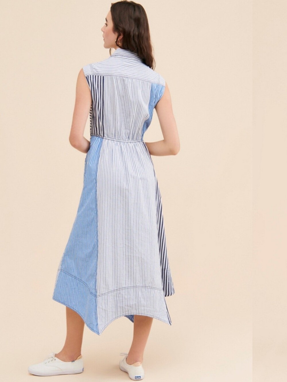 Pilcro Reworked Muscle Midi Dress - Picture 2 of 3